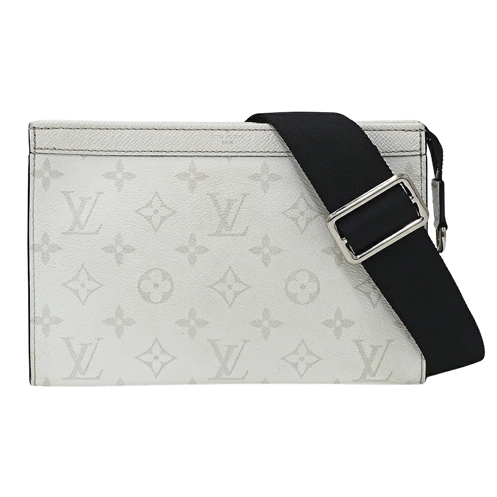 【全品5％OFF引き換え証散り散り中!】ルイ・ヴィトン LOUIS VUITTON 御徒面子 タイガラマ メンズ ブランド名 ショルダーバッグ クラッチペダル御徒面子 2way ガストン ウエアラブル ウォレット オプティック 白いこと M30935 白 ミニ御徒面子 今めかしい 【中古】