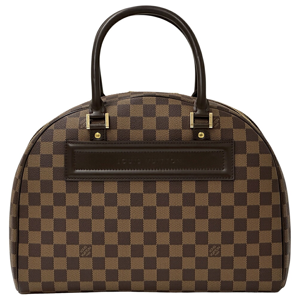 【5.5万円以上5000円OFFクーポン！１９日２０時から26日1時59分まで】ルイ・ヴィトン LOUIS VUITTON バッグ ダミエ レディース メンズ ブランド ハンドバッグ ダミエキャンバス ノリータ エベヌ N41455 ブラウン ボストン 【中古】｜ブランドベイ
