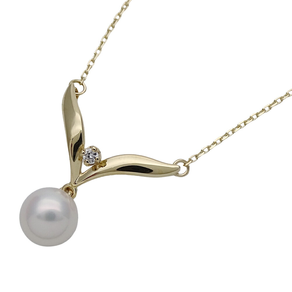 楽天市場】ミキモト MIKIMOTO ネックレス PP-20078K 一粒 パール 7.0mm