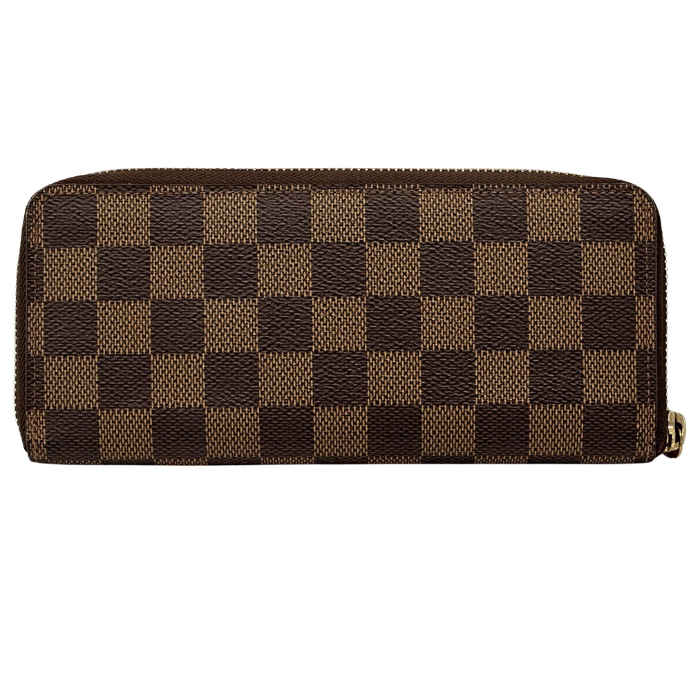 ルイ・ヴィトン LOUIS VUITTON 紙入れ ダミエ レディース ブランド名 長紙入れ ポルトフォイユ クレマンス スリーズ N60534 ラウンドジッパー 赤銅色 赤いこと 【中古】