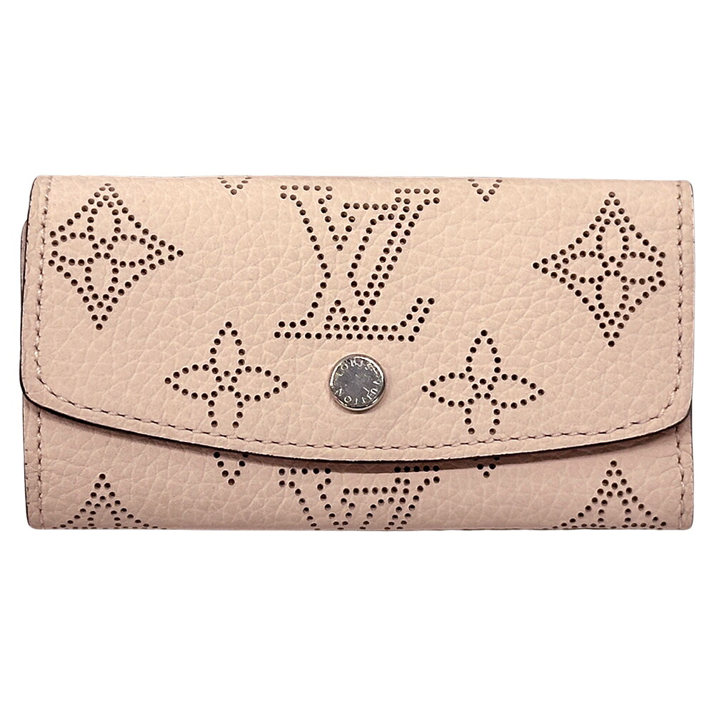 ルイ・ヴィトン LOUIS VUITTON 足懸かり入れもの モノグラム マヒナ レディース メンズ ブランド名 ミュルティクレ 4 マグノリア M82760 4連 愛くるしげ 今めかしい 【中古】