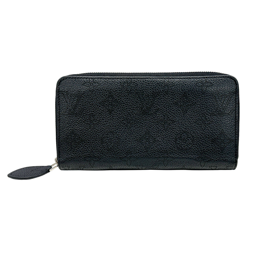 ルイ・ヴィトン LOUIS VUITTON 紙入れ レディース ブランド名 長紙入れ モノグラムマヒナ ジッピーウォレット ノワール 黒いこと M61867 ラウンドジッパー 今めかしい ロゴタイプ 成年者 【中古】