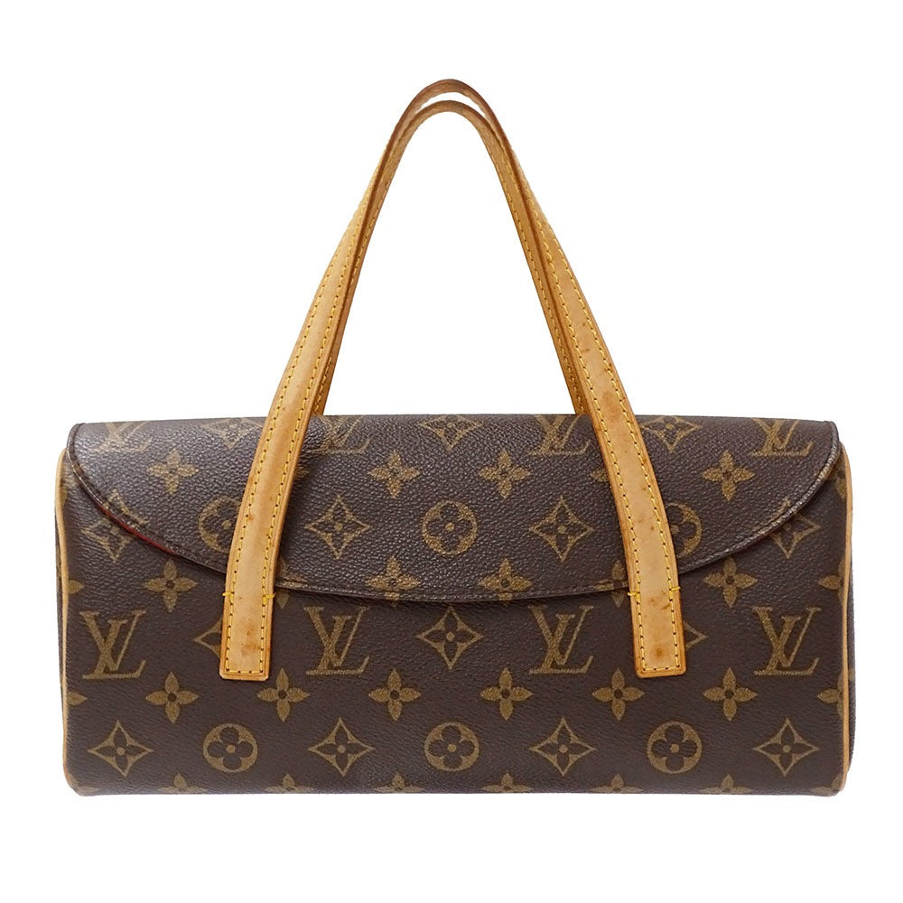 【全品最大10％OFF！14日20時から17日9時59分まで！】ルイ・ヴィトン LOUIS VUITTON バッグ レディース ブランド ハンドバッグ モノグラムキャンバス ソナチネ ブラウン M51902 手持ち おしゃれ フラップ式 ヴィンテージ 上品 【中古】