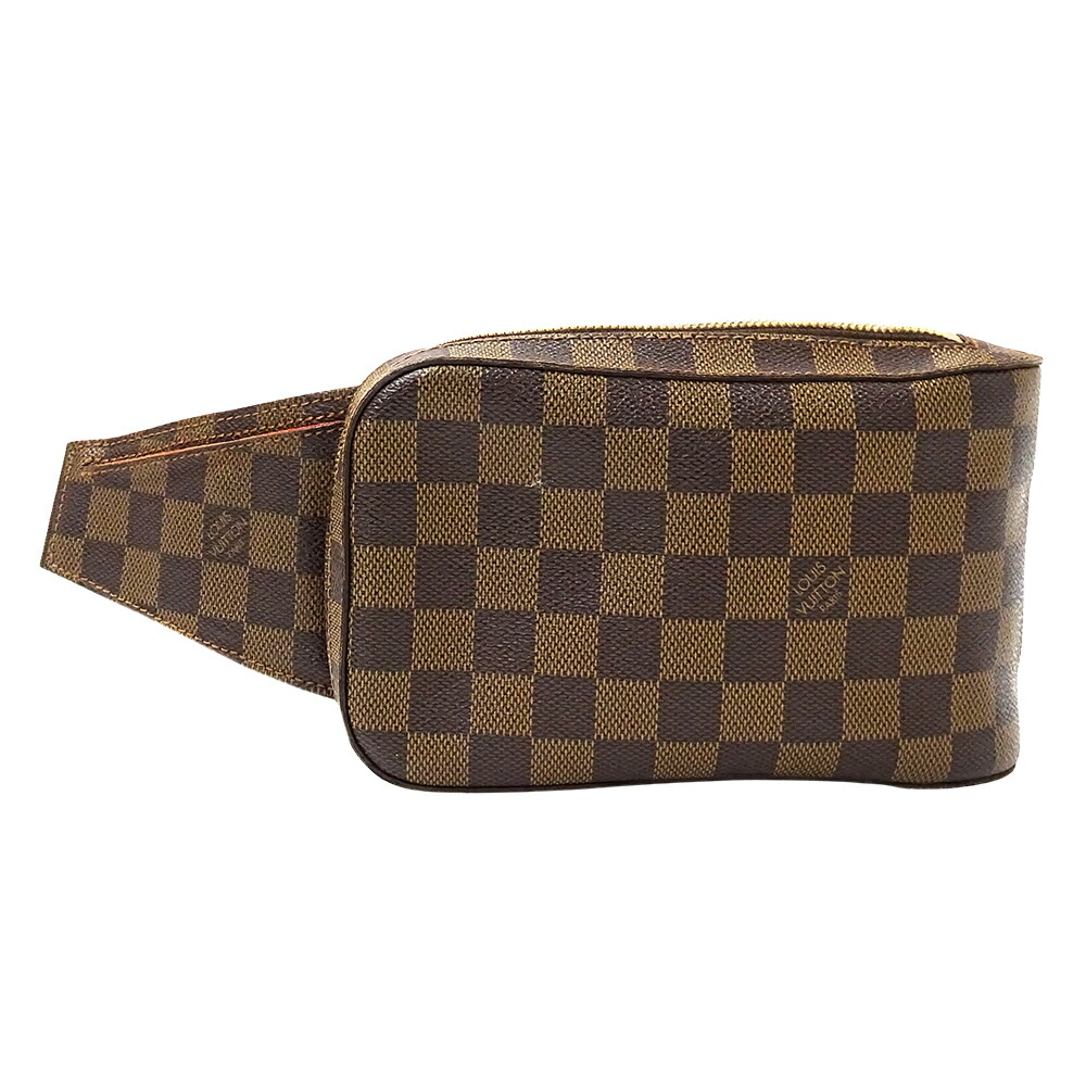 ルイ・ヴィトン LOUIS VUITTON バッグ ダミエ メンズ ブランド ボディバッグ ウエストバッグ ジェロニモス N51994 ブラウン ミニバッグ 小さめ おしゃれ 【中古】