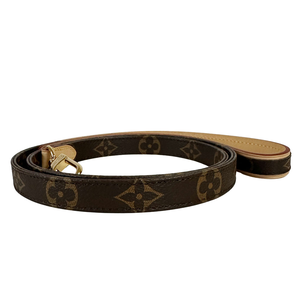 ルイ・ヴィトン LOUIS VUITTON 小物 メンズ ブランド モノグラムキャンバス ドッグ　リーシュ ブラウン M80338 犬用 リード ペット 【中古】｜ブランドベイ