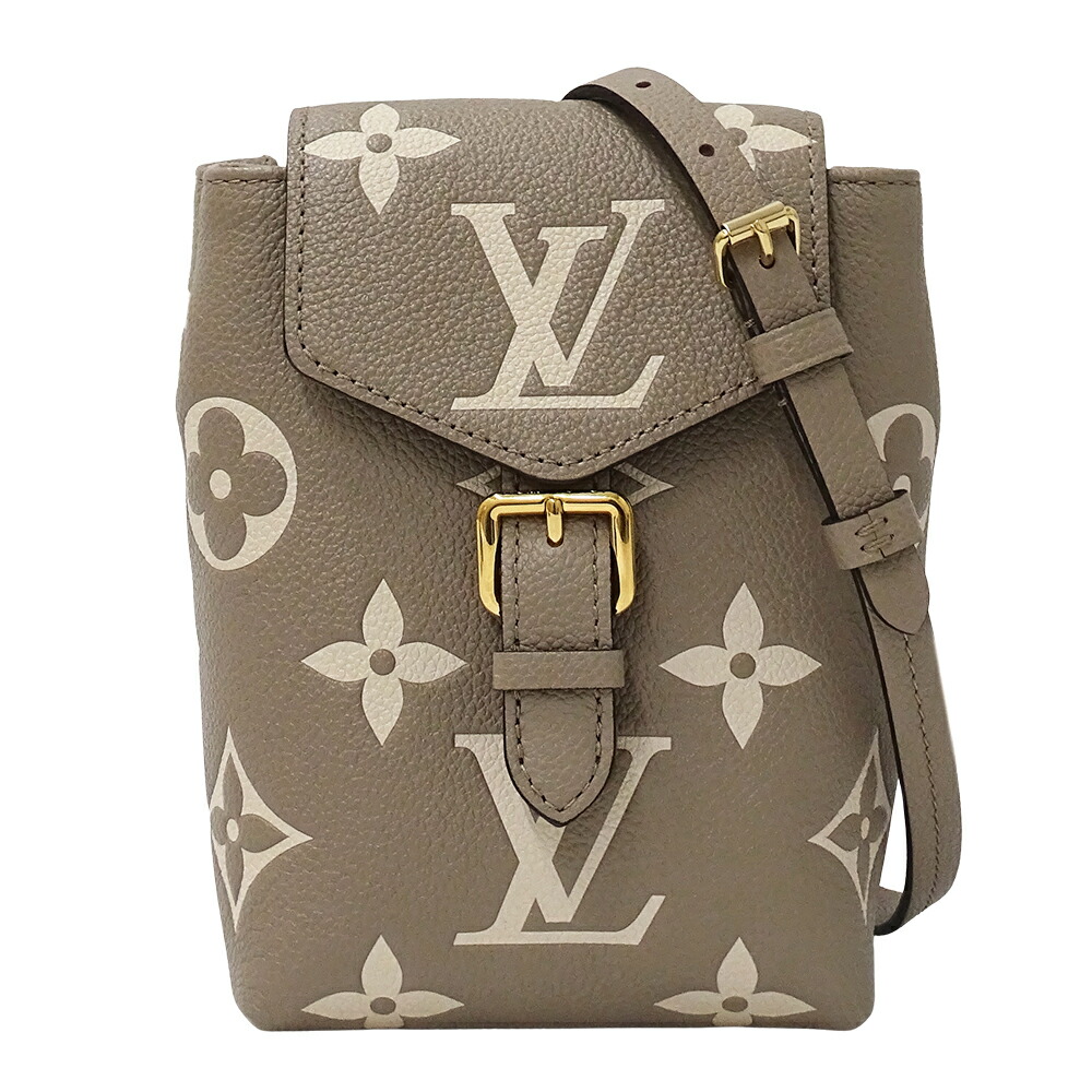 ルイ・ヴィトン LOUIS VUITTON 御徒面子 バイ色合い モノグラム アン工業プラント レディース ブランド名 背嚢 タイニー うしろ側風呂敷き包み トゥルトレール 怨み言 M80738 ベージュ ミニ背嚢 今めかしい 【中古】