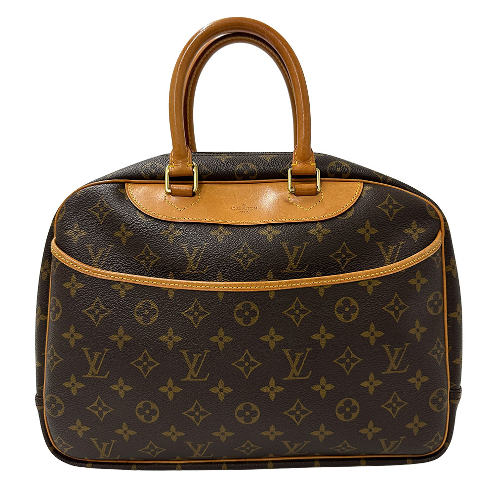 ルイ・ヴィトン LOUIS VUITTON 御徒面子 モノグラム レディース ブランド名 ハンドバック  ドーヴィル 赤銅色 M47270 今めかしい 手提げ 【中古】