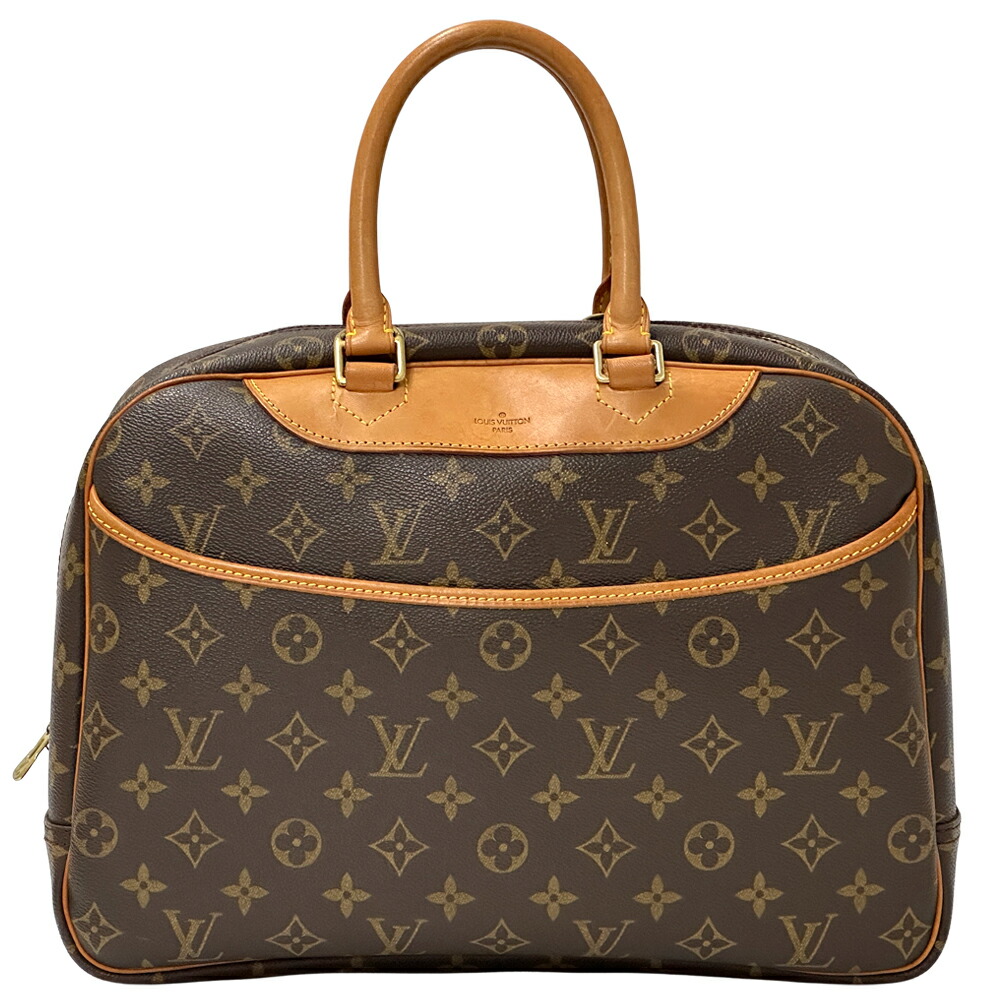 ルイ・ヴィトン LOUIS VUITTON 御徒面子 モノグラム レディース メンズ ブランド名 ハンドバック ドーヴィル M47270 赤銅色 今めかしい 【中古】