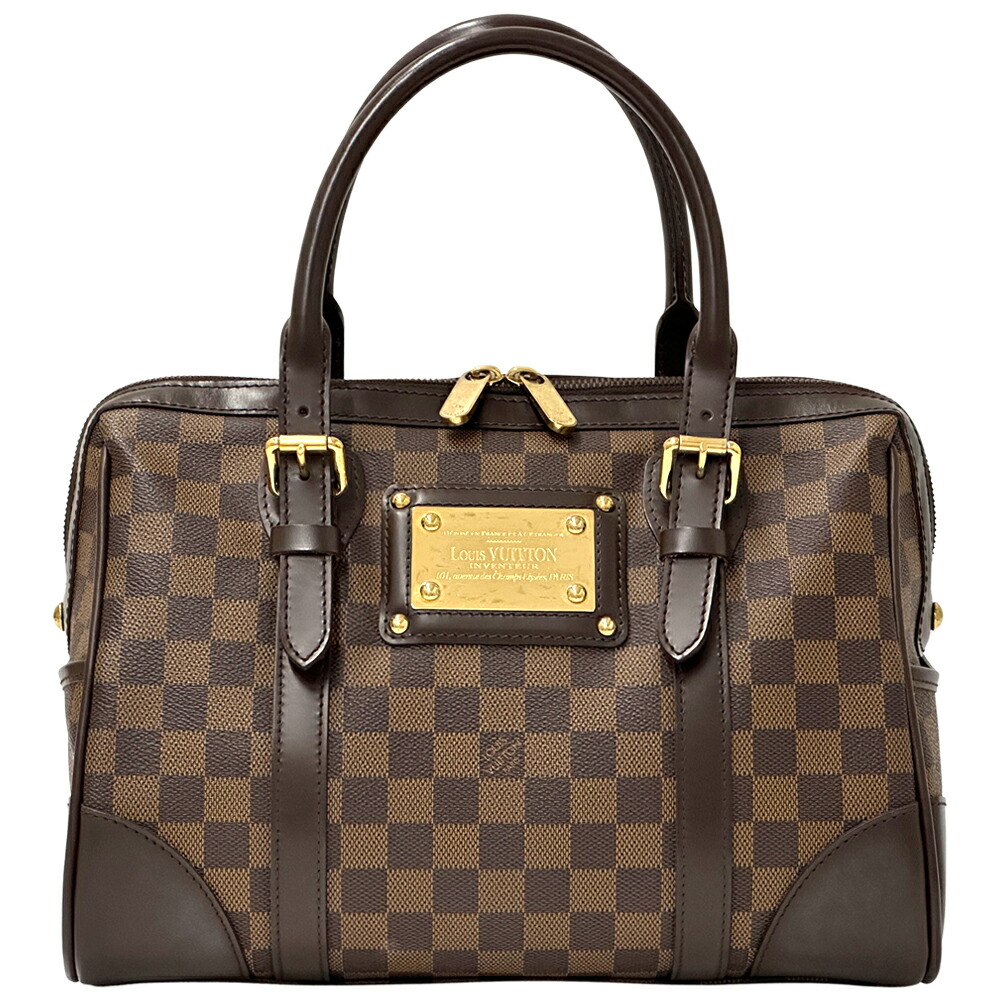 ルイ・ヴィトン LOUIS VUITTON 御徒面子 レディース ブランド名 ハンドバック バークレー エベヌ 赤銅色 N52000 ボストンバッグ 今めかしい 【中古】