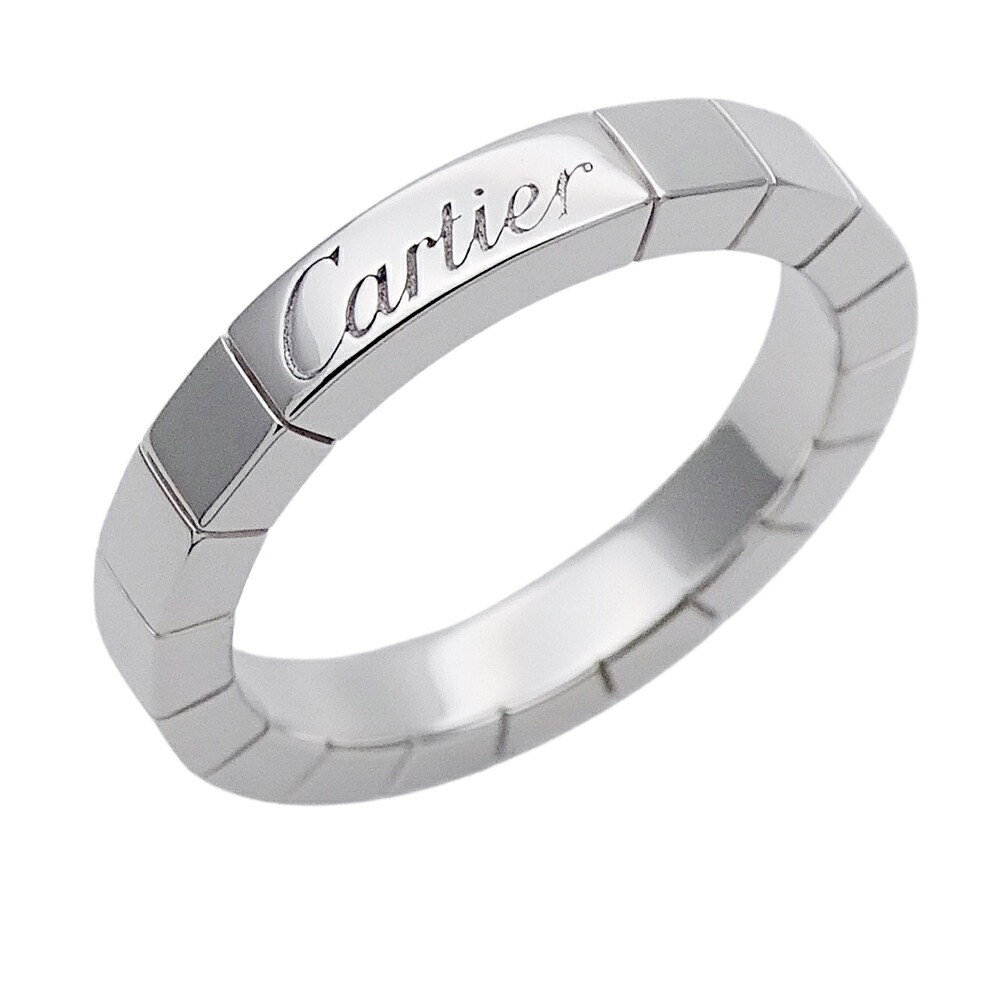 【5.5万円以上5000円OFFクーポン！１９日２０時から26日1時59分まで】カルティエ Cartier リング レディース ブランド 指輪 750WG ラニエール ホワイトゴールド #48 約8号 ジュエリー シンプル 磨き済み 【中古】｜ブランドベイ