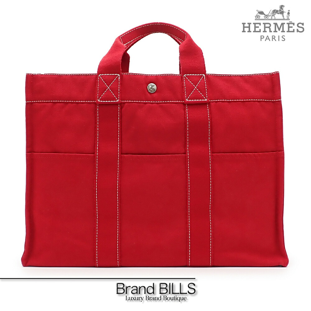 美品 完全早い者勝ち！！HERMES ドーヴィル MM キャンバス トートバッグ 楽天市場】エルメス HERMES サックドパンサージュグルームトート
