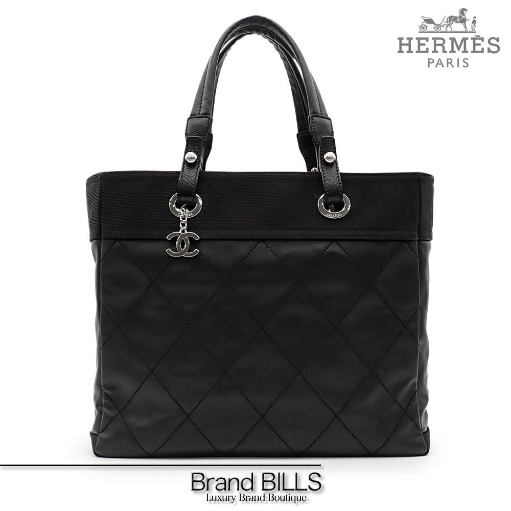 楽天市場】【中古】CHANEL パリビアリッツPM トートバッグ ココマーク