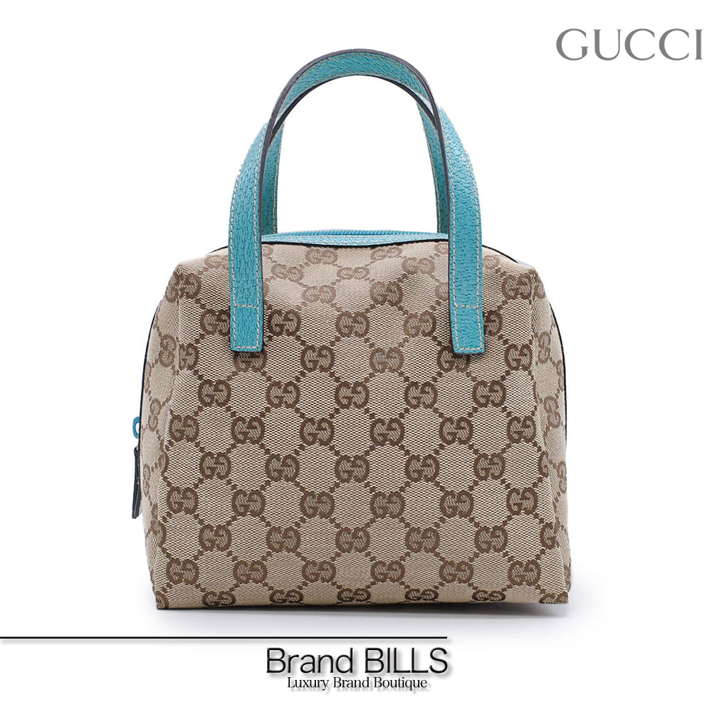楽天市場】未使用品 GUCCI グッチ GGキャンバス ミニ ハンドバッグ 