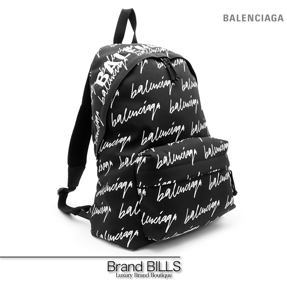 【美品】バレンシアガ ホイール リュックサック ロゴ刺繍 ナイロン ブラック 楽天市場】【バッグ】BALENCIAGA バレンシアガ WHEEL ウィール