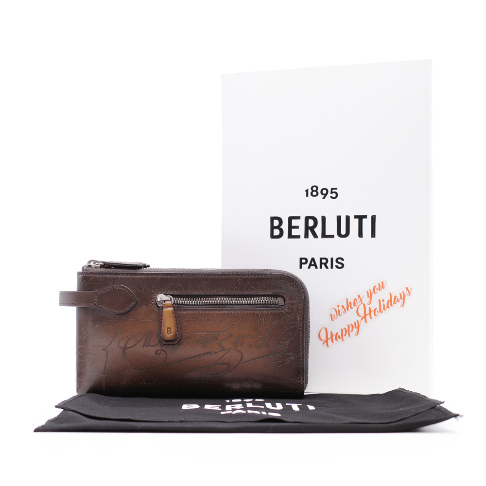 Berluti ベルルッティ カリグラフィ セカンドバッグ ポーチ-