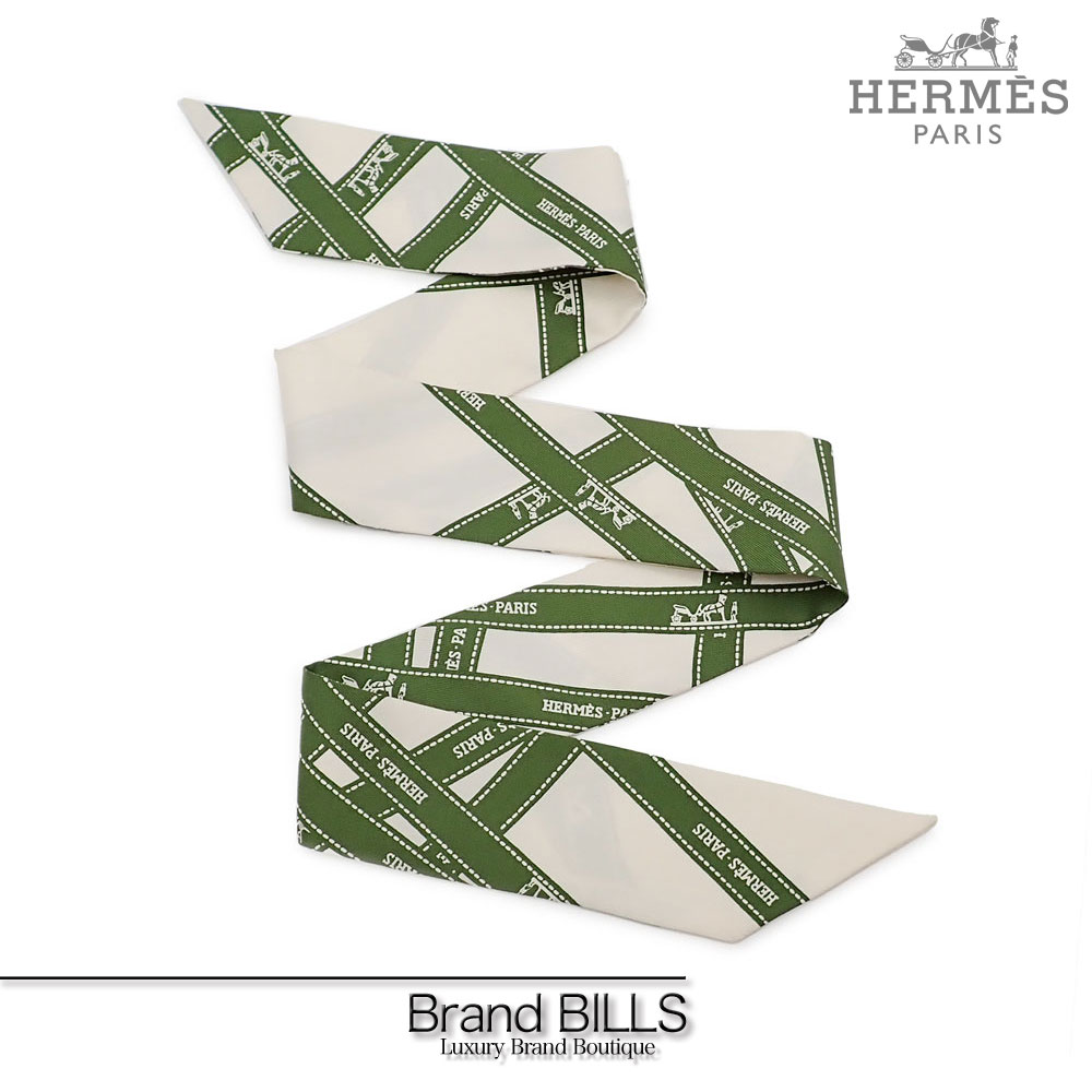 楽天市場】美品 HERMES エルメス ツイリー リボンスカーフ ボリュ