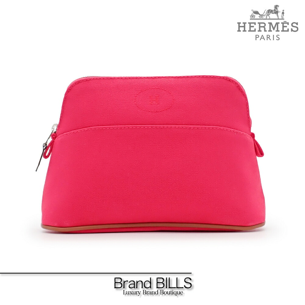 楽天市場】エルメス 未使用品 小物 ボリードポーチPM ピンク シルバー