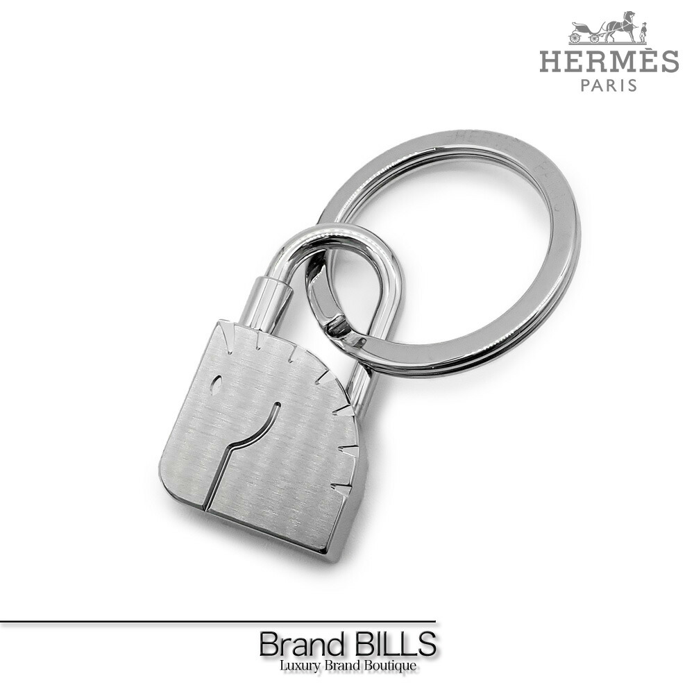 楽天市場】HERMES エルメス シュヴァル キーリング メタル シルバー 馬