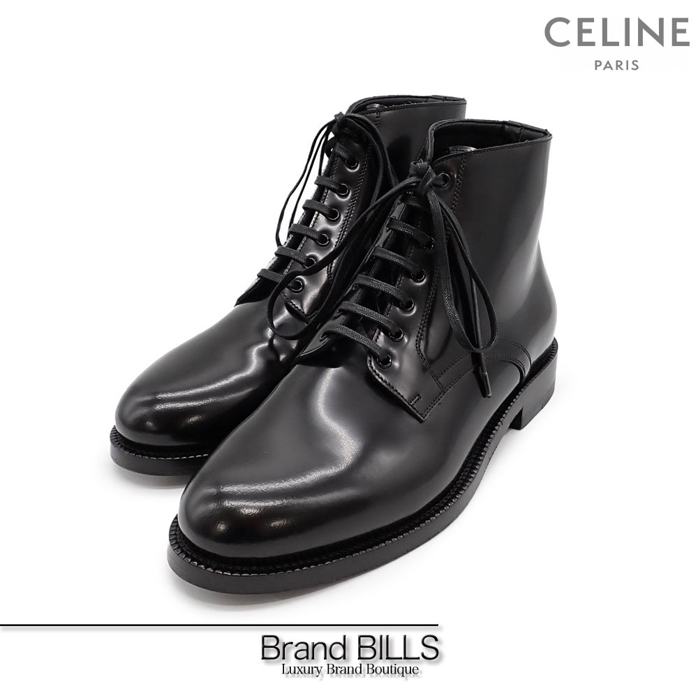 楽天市場】美品 CELINE セリーヌ ブーツ ショートブーツ 330373001C 