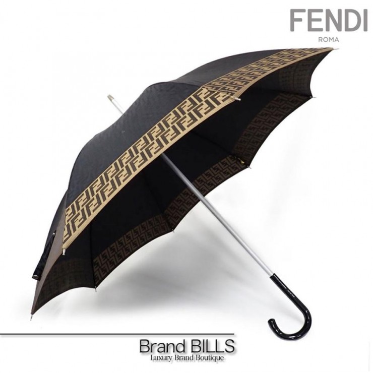 FENDI 折りたたみ傘 ダークブラウン ブラウン系 FENDI（傘 ・ ブラウン/茶色系）のフリマアイテム一覧
