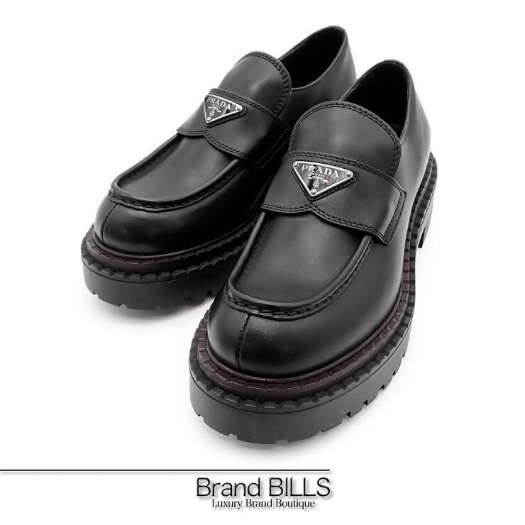 楽天市場】□極美品□ PRADA プラダ プラダスポーツ レザー ローファー