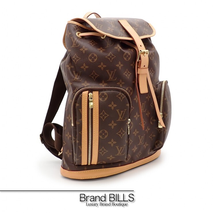 未当てはめる品 LOUIS VUITTON ルイ ヴィトン サック・ア・ド・ボスフォール うしろ側容器に並べる 背嚢 M40107 モノグラム 赤銅色 ゴールド金具 ユニ一発やる