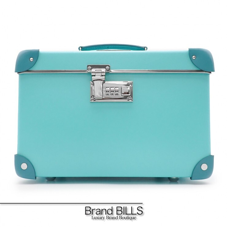 未当てはめる品 Tiffany \u0026 Co ティファニー グローブトロッター 二人三脚 13 バニティケース 添え物ボックス席 メイクボックス席 ヴァルカン・ファイバー ティファニー青碧 【中古】