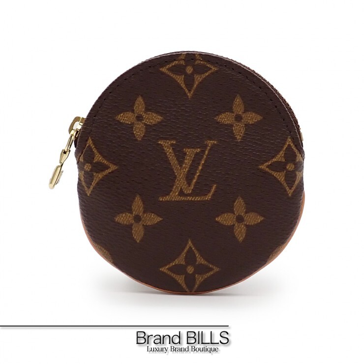 未当て嵌める品 LOUIS VUITTON ルイ ヴィトン ポルトモネ・ロン コインケース 御釣り入れ M61926 モノグラム 丸形 ユニ一発やる 【中古】