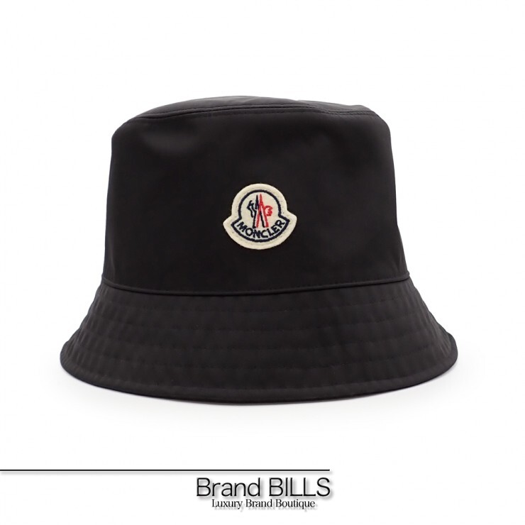 美品 MONCLER モンク線路 リヴァーシブル 井戸釣瓶かぶり笠 かぶり笠 J10933B00033 L大きさ ロゴタイプ継ぎ切れ ポリエステル 黒いこと ユニ一発やる 【中古】
