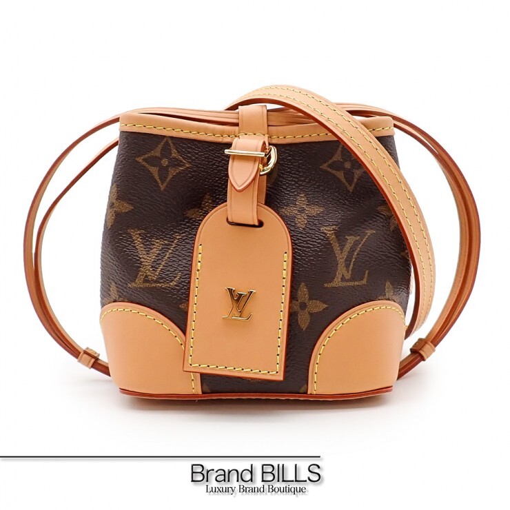 未当てはめる品 LOUIS VUITTON ルイ・ヴィトン ノエ・パース ショルダーバッグ M57099 モノグラム帆布 ヌメ革 赤銅色 レディース 【中古】