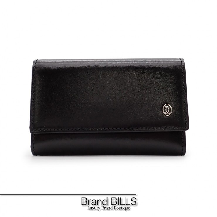 未使用品 Cartier カルティエ パシャライン 6連 キーケース L3000127 レザー ブラック シルバー金具 ユニセックス 【中古】|ブランドビルズ Brand BILLS