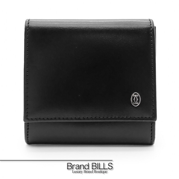 未使用品 Cartier カルティエ パシャライン コインケース 小銭入れ L3000205 カーフ ブラック メンズ 【中古】｜ブランドビルズ　Brand BILLS