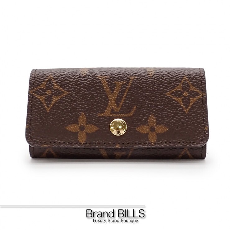 未使用品 LOUIS VUITTON ルイ・ヴィトン ミュルティクレ4 4連 キーケース M69517 モノグラムキャンバス ブラウン ユニセックス 【中古】|ブランドビルズ Brand BILLS