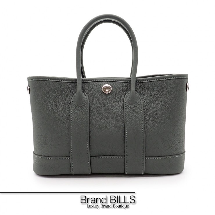 新品 HERMES エルメス ネオ・ガーデン23 ミニバッグ トートバッグ G刻印 グリミスティ グレー ユニセックス 【中古】｜ブランドビルズ　Brand BILLS