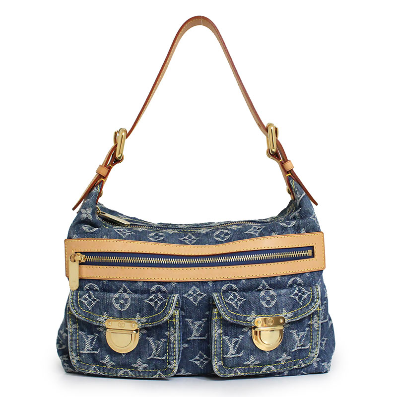 Louis Vuitton Denim Bag >> Brandcity Louis Vuitton Monogram Denim Buggy Pm Shoulder Bag M95049 Louis Vuitton Denim Bag >> Brandcity Louis Vuitton Monogram Denim Buggy Pm Shoulder Bag M95049