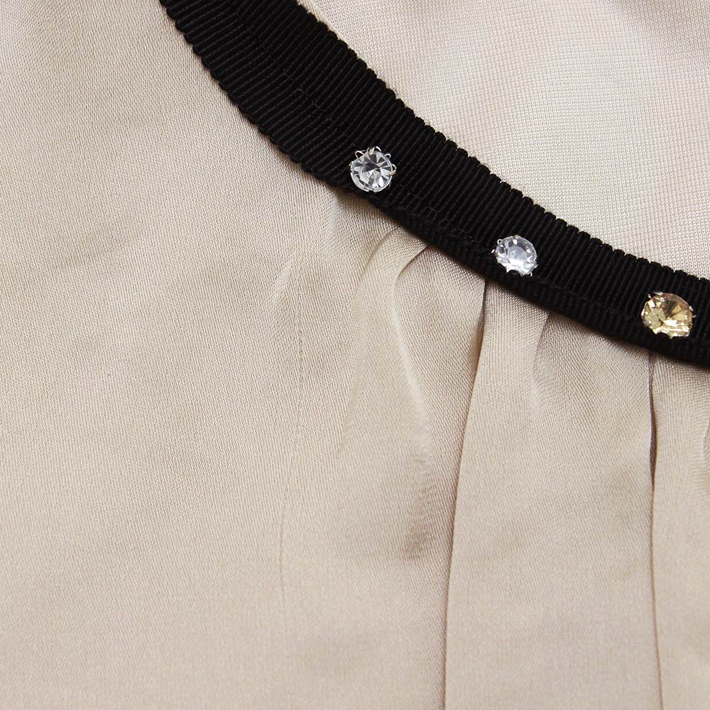 楽天市場 中古 ランバンオンブルー ビジュー ドッキングワンピース 38 ブランドシティ Brandcity