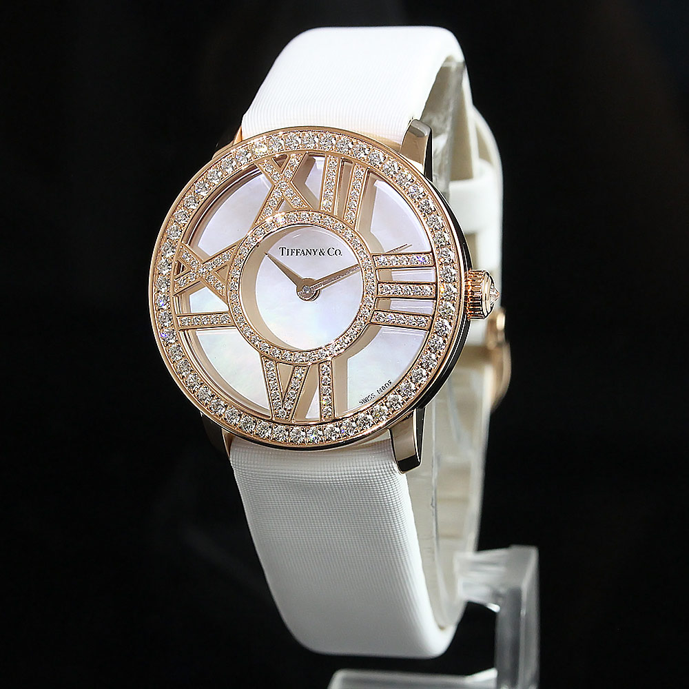 Tiffany Co ヴィンテージ ティファニー アトラス Mサイズ D286 753 中古 レディース Mサイズ イエローゴールドブラウン Tictac 腕時計の通販サイト ヌーヴ エイオンラインストア