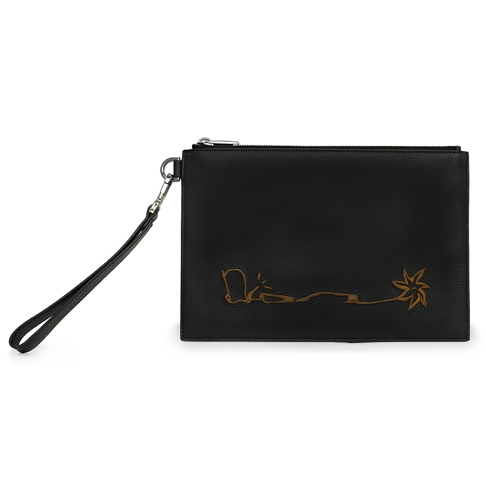 【極美品】Dior クラッチバッグ 空山基 コラボ ポーチ トロッター 極美品】Dior クラッチバッグ 空山基 コラボ ポーチ トロッター