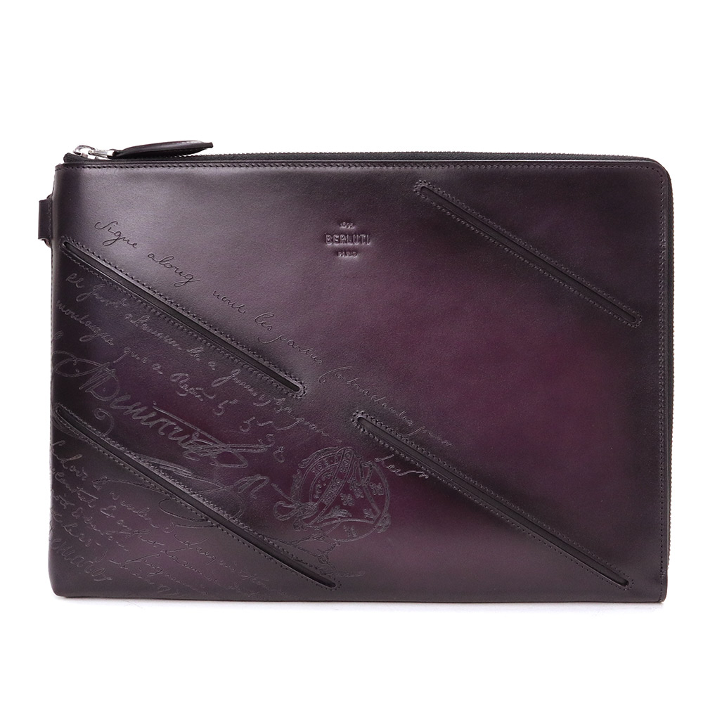 【高級・極美品】 Berluti ベルルッティ クラッチバッグ レター 手紙 ベルルッティ クラッチバッグ キーホルダー セット｜Yahoo