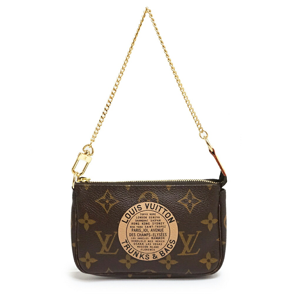 N2906 美品!! ルイヴィトン モノグラム ポシェット アクセソワール 楽天市場】LOUIS VUITTON ルイヴィトン モノグラム ミニ