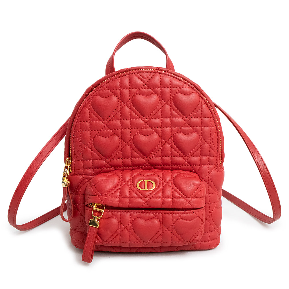 極美品 クリスチャンディオール アトリエ 現行 リュック バックパック オレンジ Christian Dior - 極美品 クリスチャンディオール アトリエ 現行