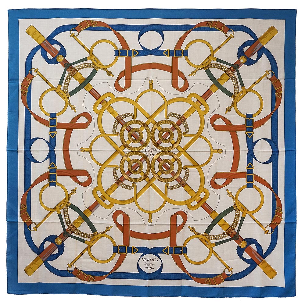 楽天市場】HERMES カレジェアン 140 ”レイユール・デテ” 大判