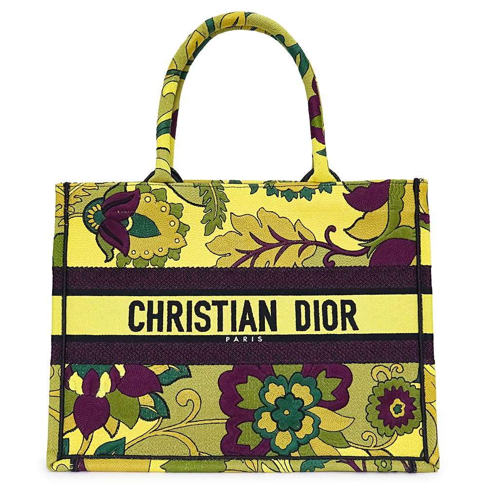 【VINTAGE】DIOR レオパードキャンバス ハンドバッグ CHRISTIAN DIOR クリスチャンディオール レディディオール