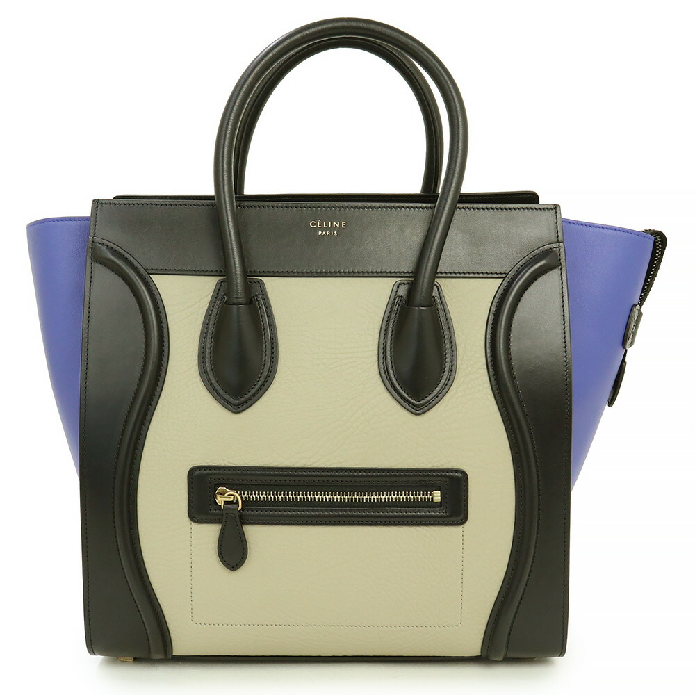 CELINE ラゲージ ミディアムショッパーレザー ブラック セリーヌ CELINE セリーヌ ラゲージ ミディアムショッパー ブラック