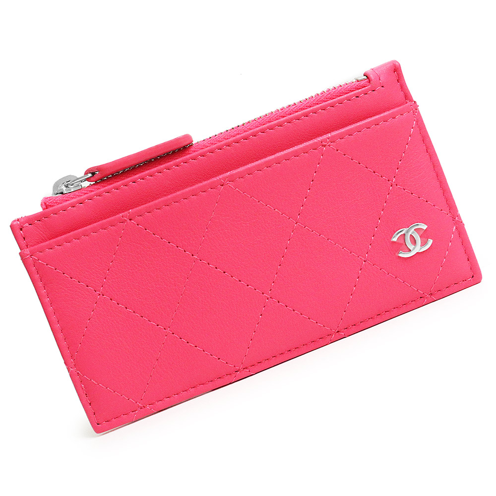 CHANEL＊シャネル＊ラムスキン＊マトラッセ＊カードケース＊小銭入れ マトラッセ シャネル （CHANEL） ラムスキン クラシック ジップ
