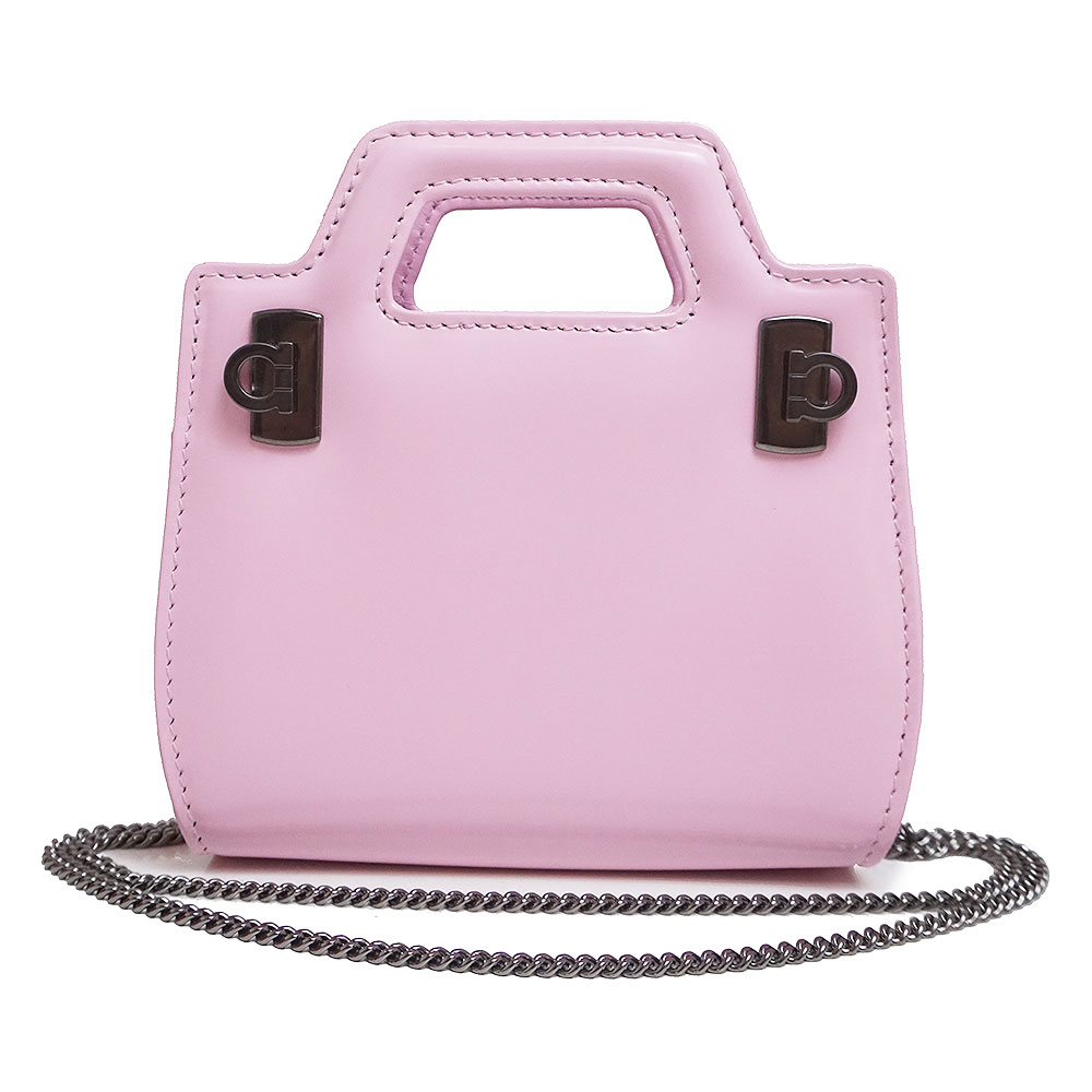 美品 フェラガモ ヴァラ ハンドバッグ ショルダーバッグ フォーマル 2way FERRAGAMO フェラガモ ハンドバッグ 2WAY HUG SMALL ショルダー