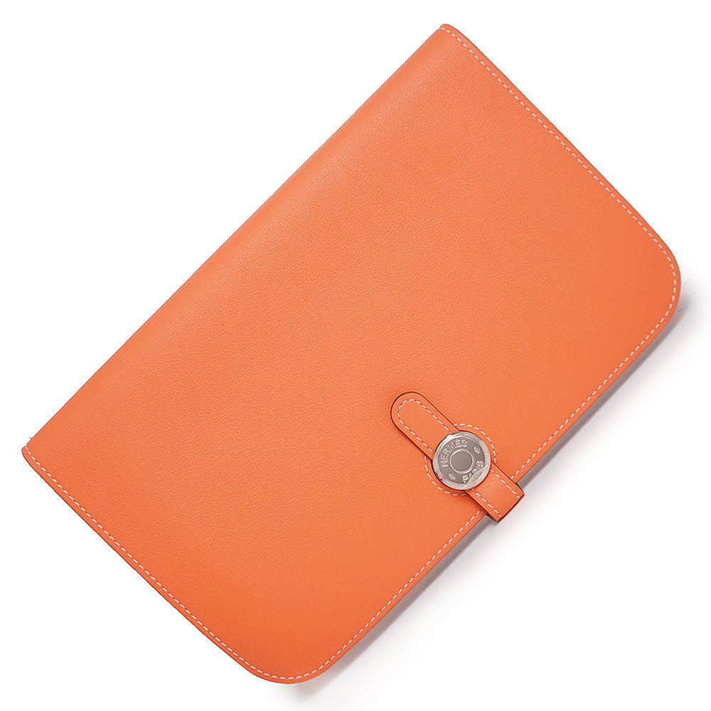 HERMES エルメス ドゴン デュオ GM トゴ レザー オレンジ 長財布 楽天市場】【未使用品】【財布】HERMES エルメス ドゴンGM