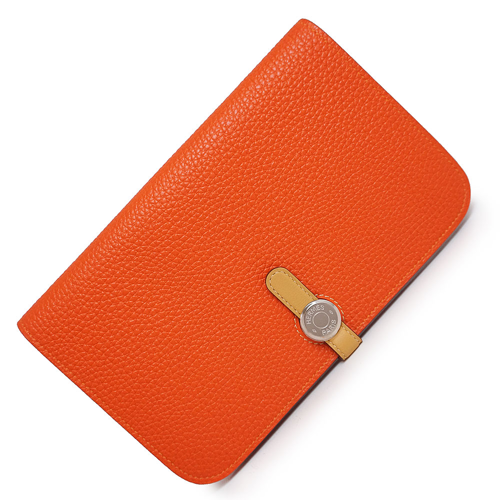 HERMES エルメス ドゴンGM 長財布 二つ折り財布 オレンジ 財布 楽天市場】エルメス HERMES ベアンクラシック ZIP長財布 二