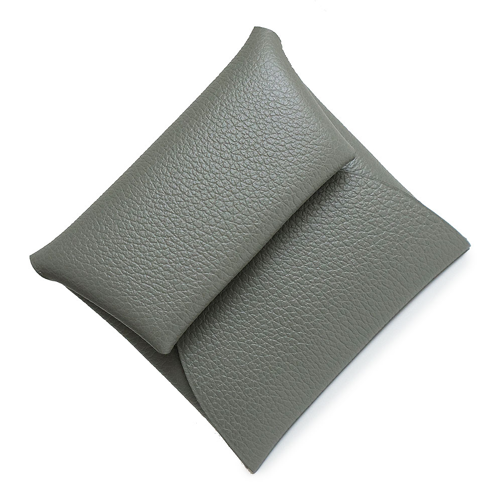 HERMES ケース レザー エルメス Hermes HERMES コインケース BASTIA バスティア レザー （(24