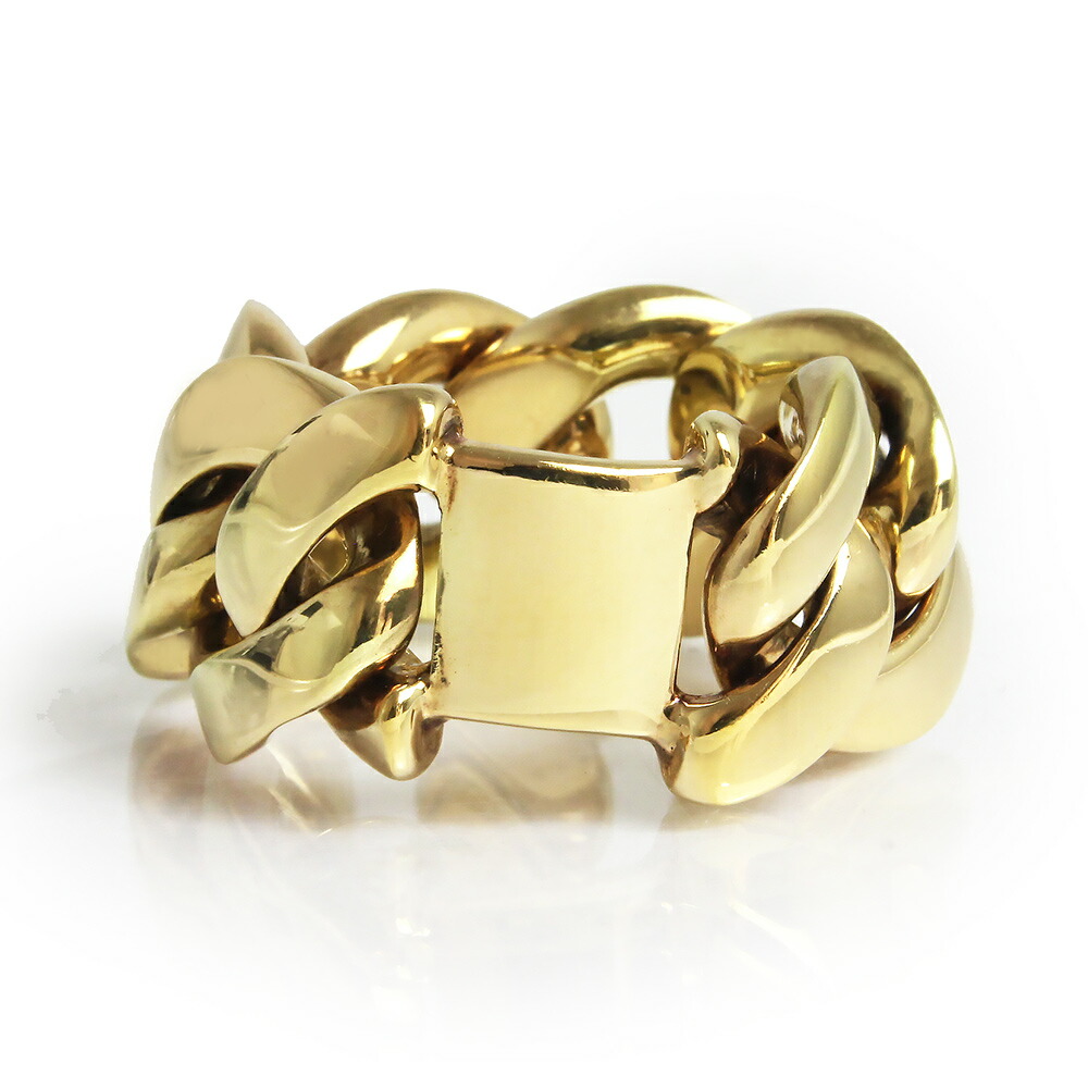 楽天市場】【中古】BOTTEGA VENETAチェーンリング ゴールド サイズ：13